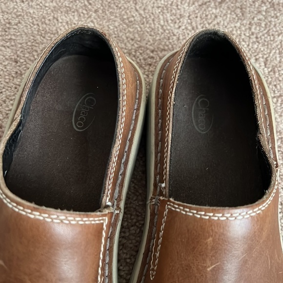 Chaco Zaagh Vibram Gunnison Shiitake Leather Slip On Shoes - Picture 4 of 9